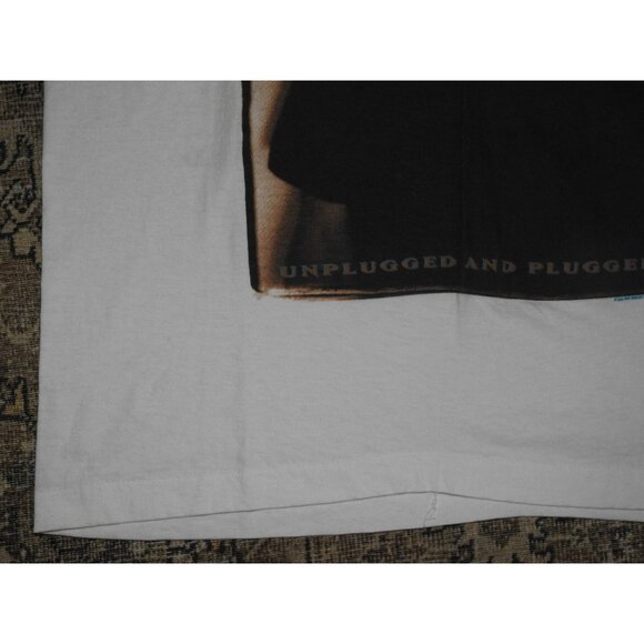 Vintage 1993 Don Henley "Unplugged & Plugged" Tour Tee T-Shirt Large Made in USA - Picture 5 of 10